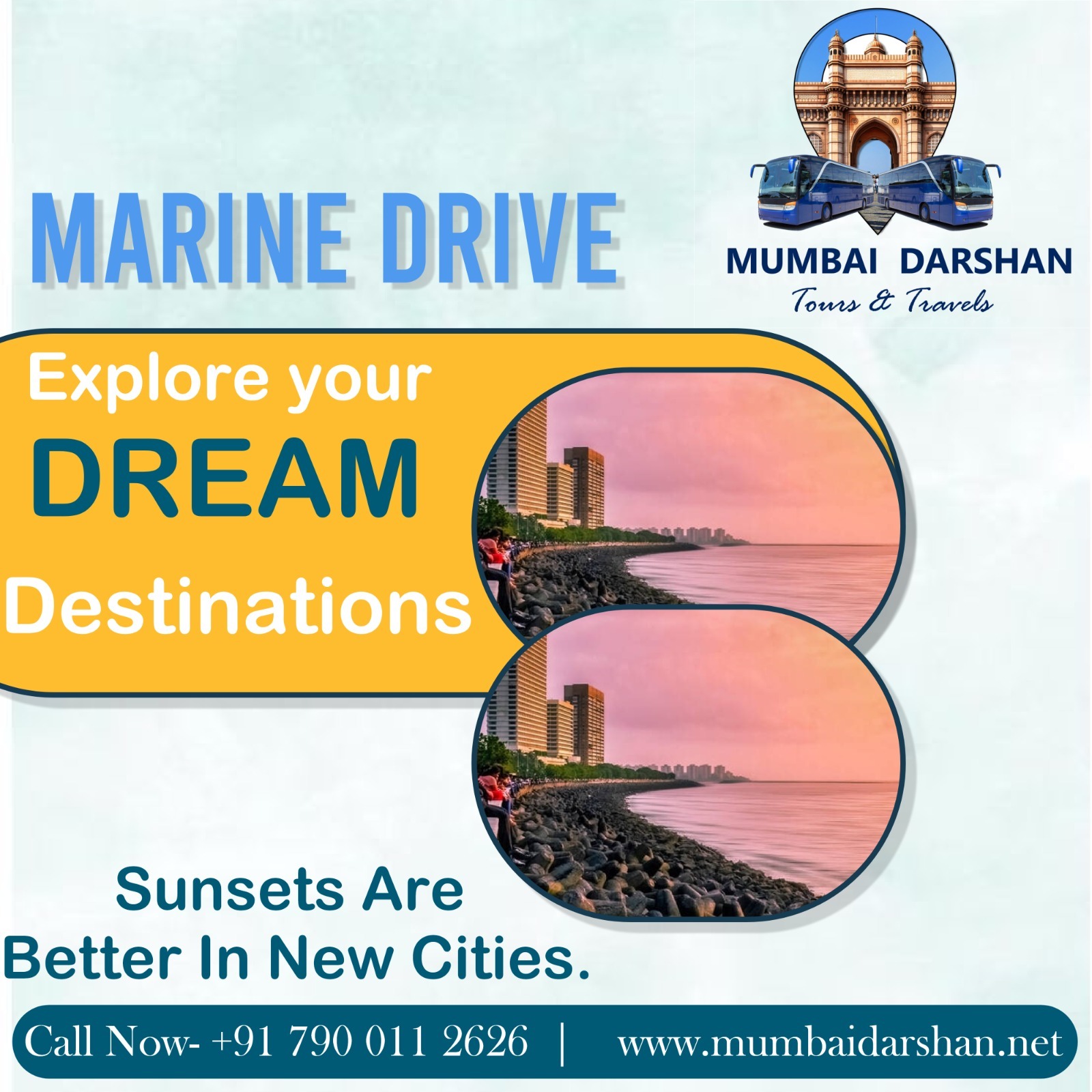 Mumbai Darshan Bus Timings