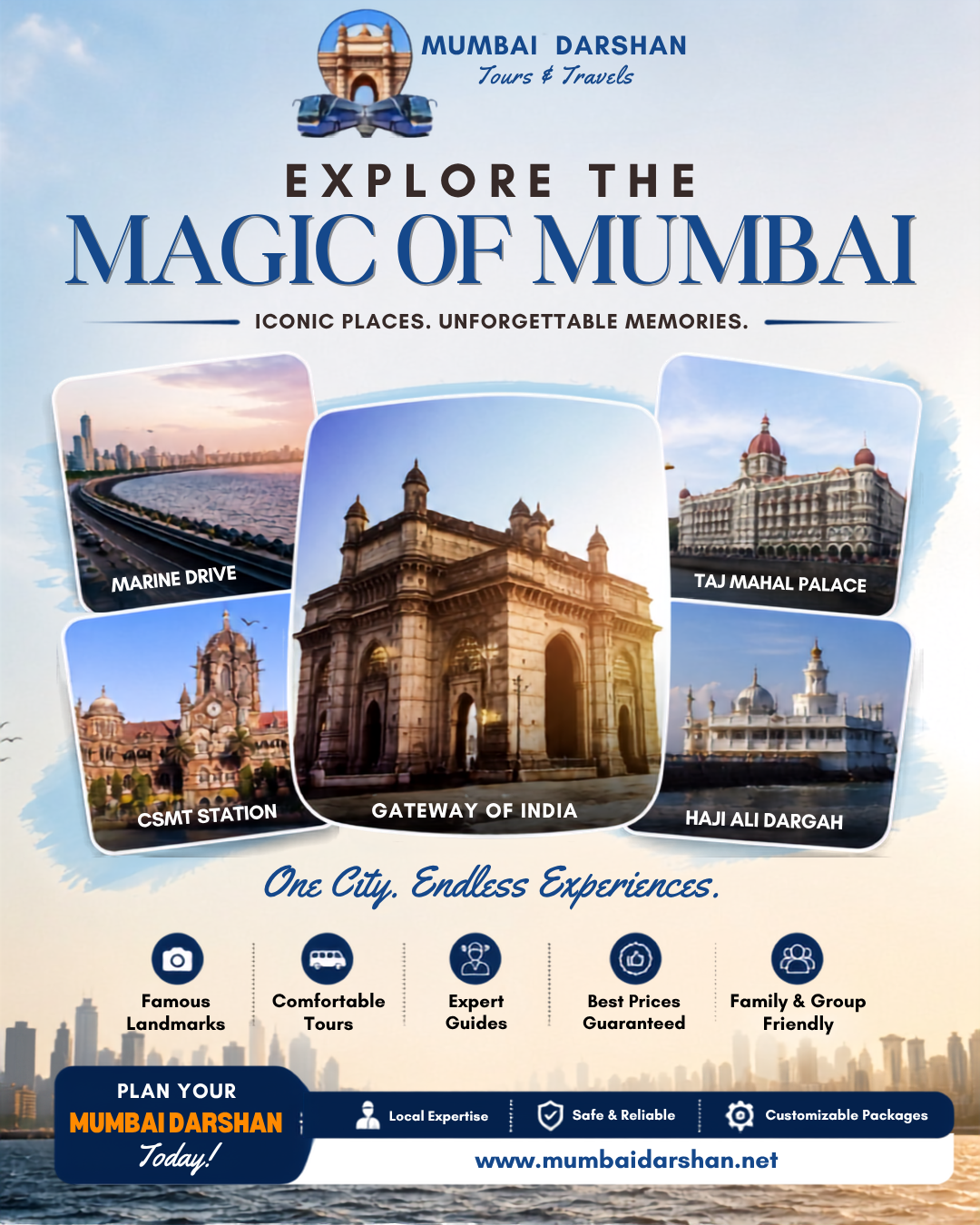 Discover the Heart of Mumbai with Mumbai Darshan Tours & Travels!