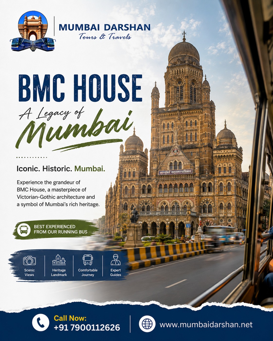 🏛️ Discover the Timeless Beauty of BMC House, Mumbai!