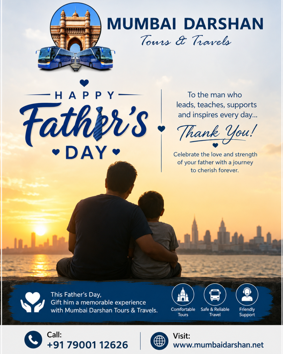 Celebrate the Hero Who Made Every Journey Special ❤️👨‍👧