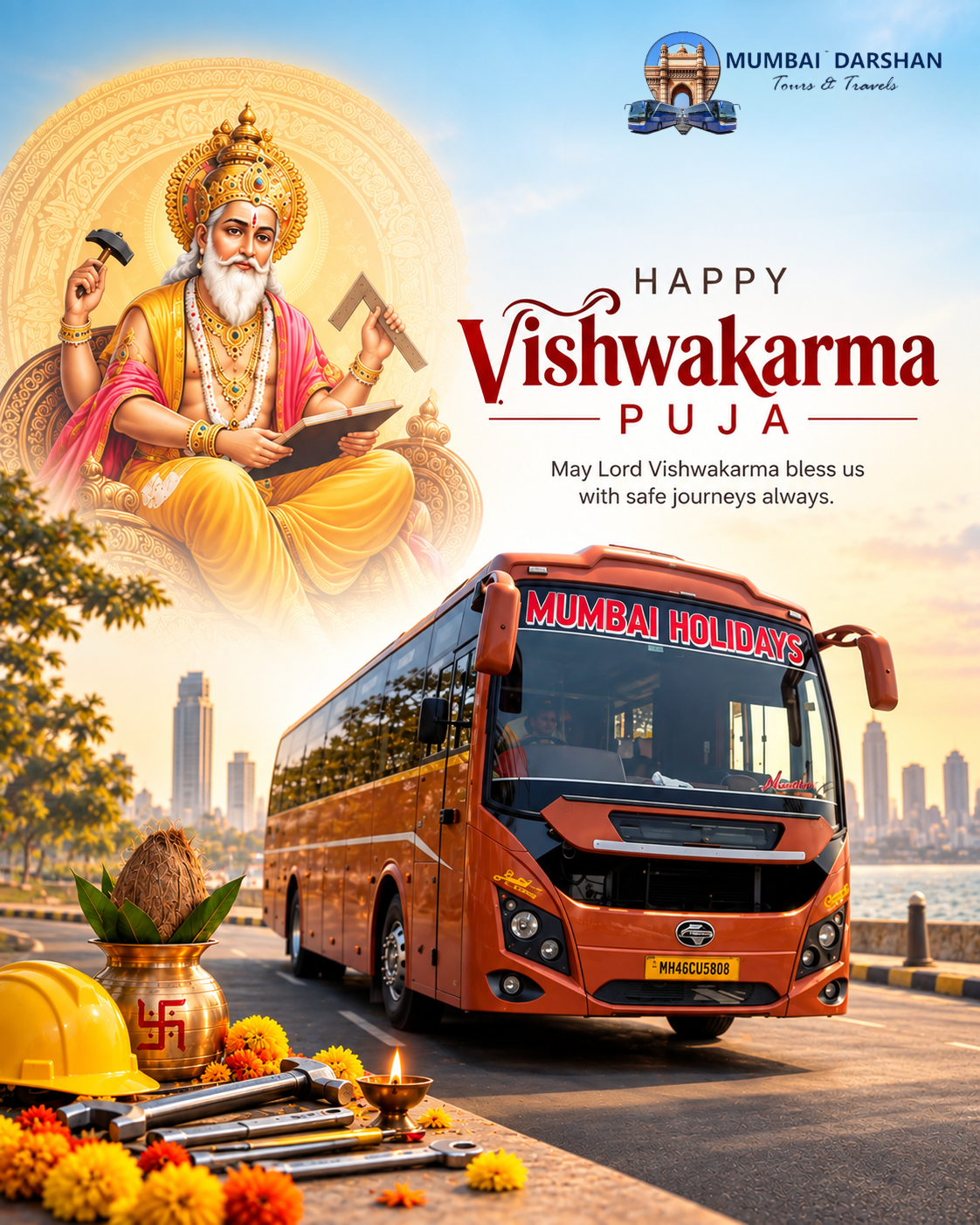 Happy Vishwakarma Puja! 🙏✨